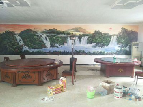 武夷山墙绘-写实风景